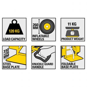 Stanley steekwagen inklap staal 120 kg SXWT-FT520 83.500.13