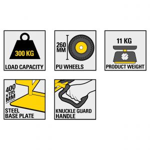 Stanley steekwagen staal 300 kg SXWT-HT526 83.500.19