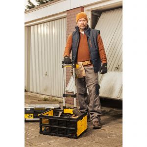 Stanley steekwagen vouwbaar aluminium 70 kg met basket houder SXWT-FT501 PDQ 83.500.49
