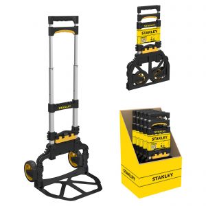 Stanley steekwagen vouwbaar aluminium 70 kg met basket houder SXWT-FT501 PDQ 83.500.49