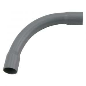 Pipelife bocht PVC slagvast diameter 3/4 inch grijs set 3 stuks 01.474.07