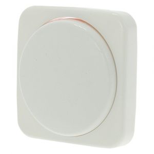 Busch-Jaeger Relfex centraalplaat met knop dimmer inbouw polarwit 54.051.85