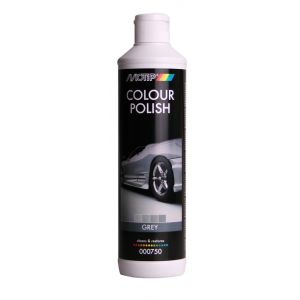 MoTip conditioneringsvloeistof Car Care Colour Polish polijstmiddel Grey grijs 500 ml 750