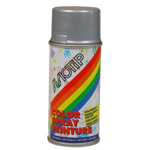 MoTip Colourspray lakspray dekkend hoogglans RAL 9006 zilver 150 ml 21615