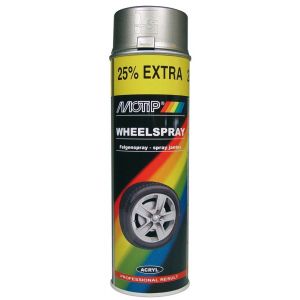 MoTip velgenlak wielspray Steelwheel hoogglans 500 ml 4010