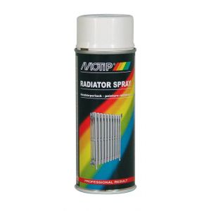 MoTip radiatorlak spray wit hoogglans spuitbus 400 ml 4077