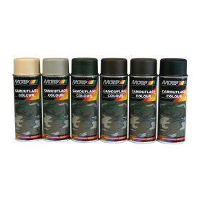 MoTip lakverf dekkend Camouflagelak RAL 8027 bruin zijdeglans 400 ml 4205