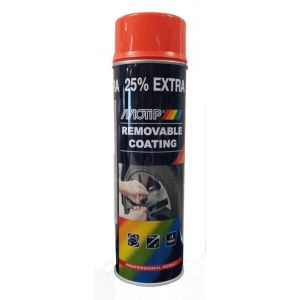 MoTip verwijderbare lak Removable Coating oranje hoogglans 500 ml 4306