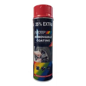 MoTip verwijderbare lak Removable Coating rood hoogglans 500 ml 4309