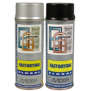 MoTip lakverf dekkend Industrial Eloxalspray Silver 400 ml 7403