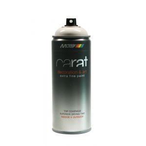 MoTip lakspray Carat hoogglans cream creme wit 400 ml 8011