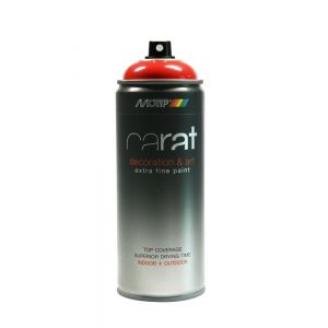 MoTip lakspray Carat hoogglans Flame Red vuurrood 400 ml 8016