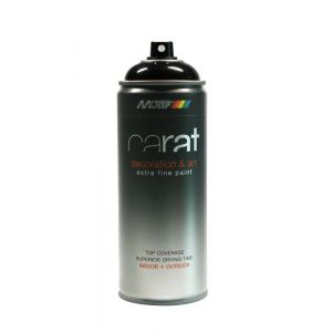 MoTip lakspray Carat hoogglans Jet Black gitzwart 400 ml 8026