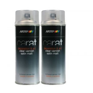 MoTip blanke lak Carat Clear varnish satin matt transparant zijdeglans 400 ml 8103