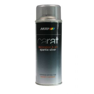 MoTip sparkling glitterspray Carat Sparkle silver 400 ml 8206