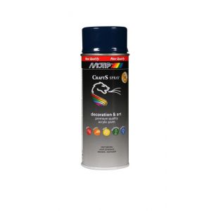 MoTip Crafts lakspray dekkend RAL 5003 blauw hoogglans 400 ml 107986