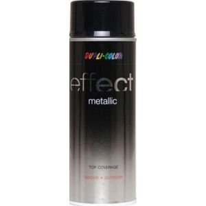 MoTip lakspray dekkend Deco Effect metallic Black zwart hoogglans 400 ml 302510