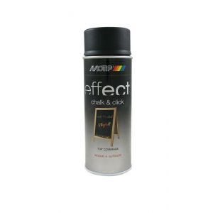 MoTip lakspray dekkend Deco Effect Chalk and Click zwart 400 ml 303101