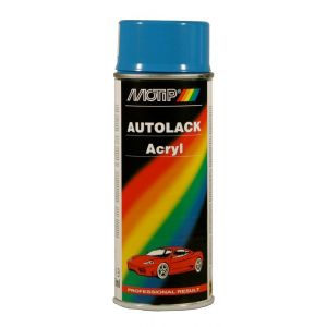 MoTip autoreparatielak spray Kompakt blauw hoogglans spuitbus 400 ml 45200