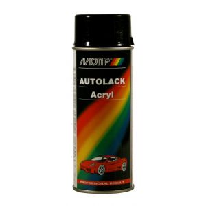 MoTip autoreparatielak spray Kompakt zwart hoogglans spuitbus 400 ml 46830