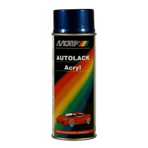 MoTip autoreparatielak spray Kompakt blauw metallic spuitbus 400 ml 54450