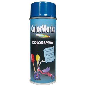 ColorWorks lakverf Colorspray enzian blue RAL 5010 400 ml 918509