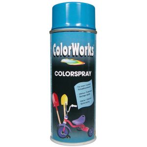 ColorWorks lakverf Colorspray sky blue RAL 5015 400 ml 918510