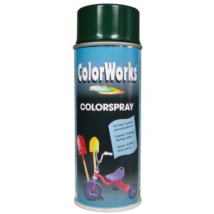 ColorWorks lakverf Colorspray forest green RAL 6009 400 ml 918512