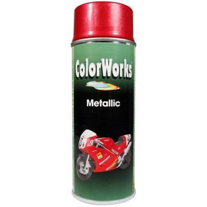 ColorWorks metallic lak rood 400 ml 918582