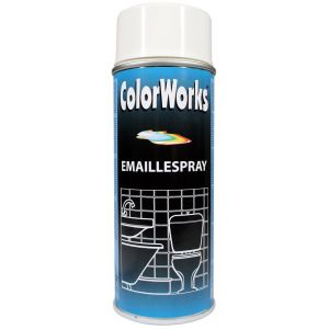 ColorWorks emaille wit hoogglans 400 ml 918595