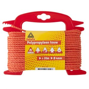 Deltafix touw polypropyleen oranje 10 m x 6 mm 3256