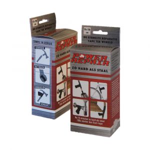 Power Repair reparatietape zelffuserend power repair standaard activatie met vocht zwart 125x5 cm 496