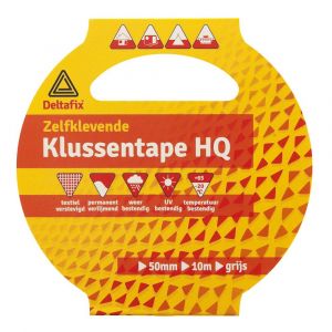 Deltafix ducttape zelfklevend standaard grijs 10 m x 50 mm 539