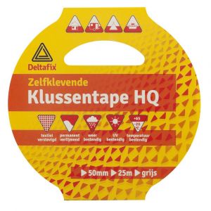 Deltafix ducttape zelfklevend standaard grijs 10 m x 38 mm 547