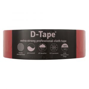 D-Tape ducttape zelfklevend extra kwaliteit permanent rood 50 m x 50x0.32 mm 5576