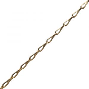 Deltafix patentketting messing 50 m 10.5x0.3 mm DIN 5279 69129