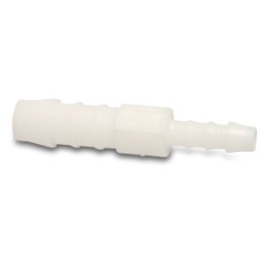 Deltafix verbindingspijpje verlopend nylon 6 mm naar 4 mm wit 69821