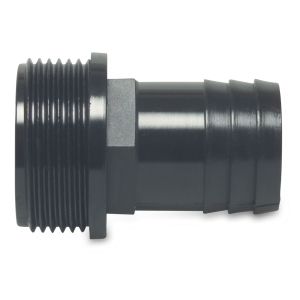 Deltafix slangtule buitendraad PP zwart 3/4 inch naar 19 mm 69863