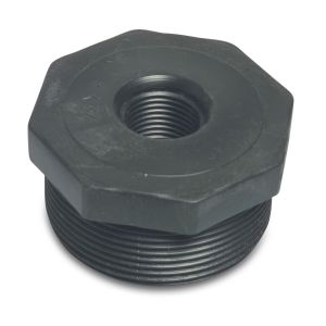 Deltafix verloopring PP zwart 1 1/2 inch naar 1 inch 69888