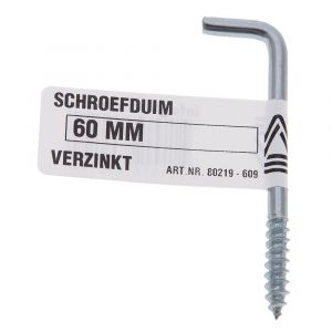 Deltafix schroefduim standaard verzinkt 60 mm 80219