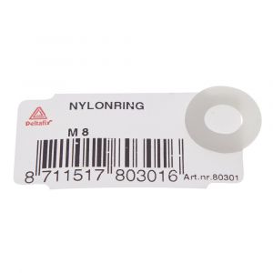 Deltafix ring nylon M8 DIN 125 80301