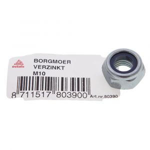 Deltafix borgmoer verzinkt M10 DIN 985 80390