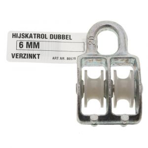 Deltafix hijskatrol dubbel verzinkt 6 mm 80579