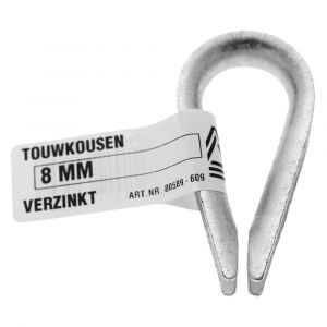 Deltafix touwkous verzinkt 8 mm DIN 6899 80589