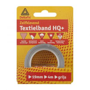 Deltafix ducttape zelfklevend textielband HQ+ blauw 4 m x 19 mm 802