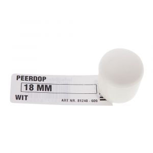 Deltafix peerdop wit 19 mm 81241