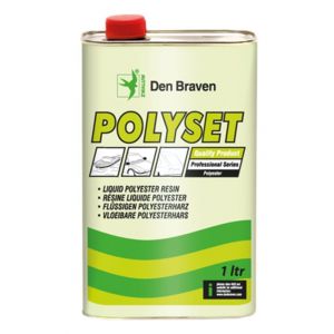 Zwaluw Polyset polyesterplamuur 2-componenten 1000 ml transparant 200585