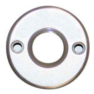 QlinQ rozet 50 mm rond elox aluminium set 2 stuks 1033911