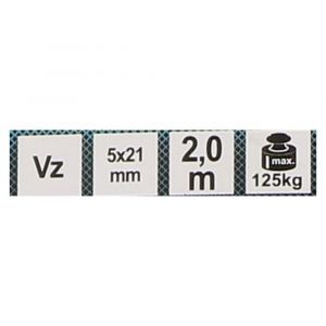 QlinQ voetketting 21x5 mm verzinkt 2 m 1095769