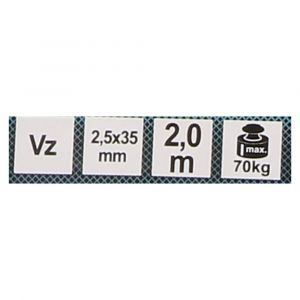 QlinQ victorketting 2.5 mm verzinkt K27 2 m 1095774